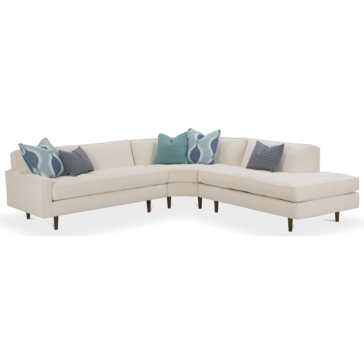 Rowe Brady Contemporary 3 Piece Sectional Sofa