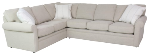 Rolled Arm Sectional Sofa