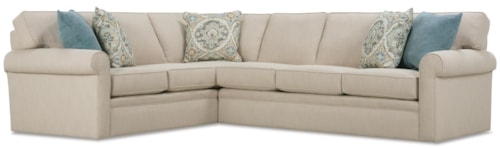Rolled Arm Sectional Sofa