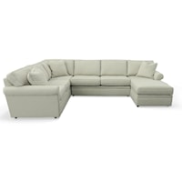 L-Shaped Sectional with Chaise Lounge