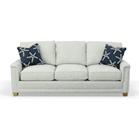 Customizable 3 Seat Sofa with Padded Track Arms