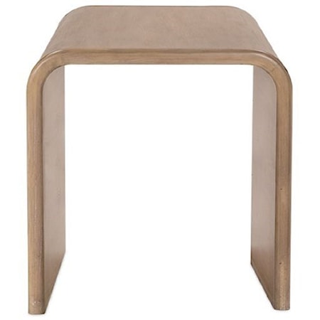 Contemporary End Table with Adjustable Floor Glides