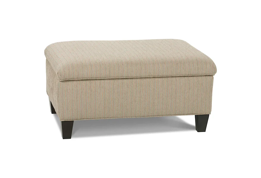 Chairs and Accents Hess Ottoman by Rowe at Saugerties Furniture Mart