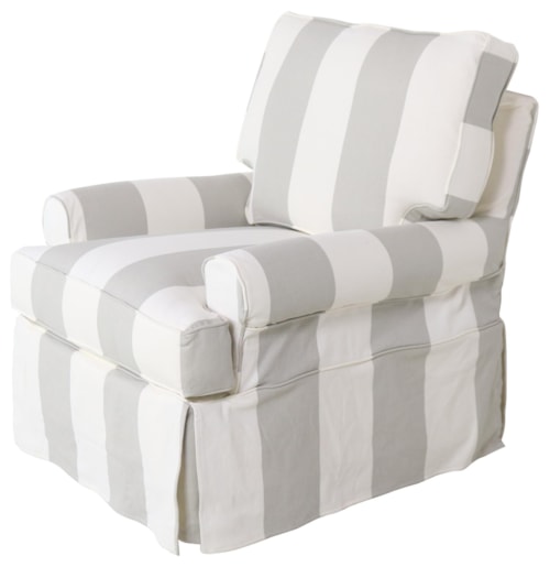 Sophie Swivel Glider with Skirt