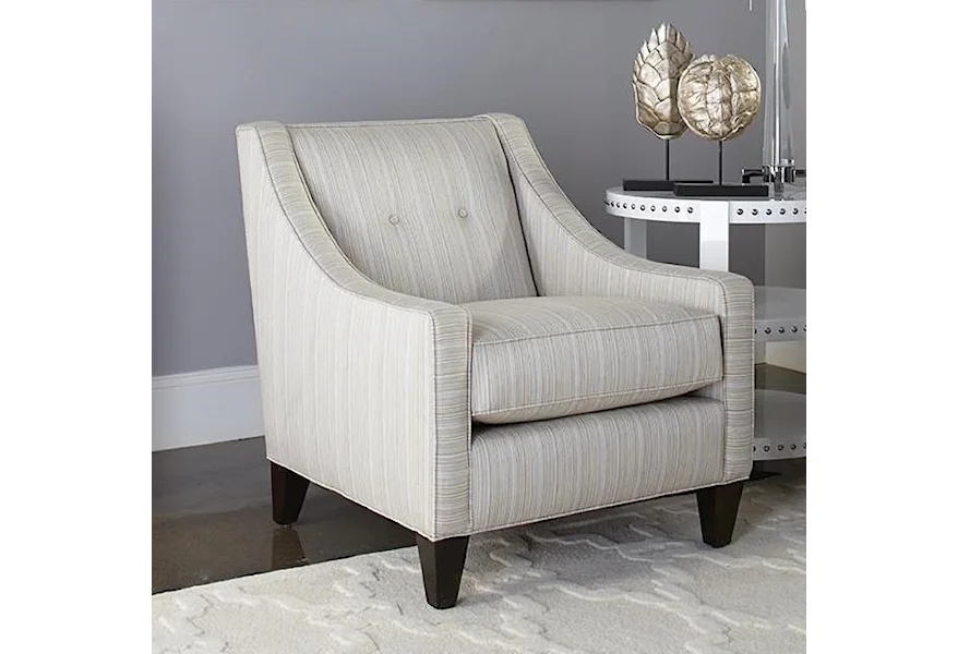 Eero Upholstered Accent Chair by Rowe at Baer's Furniture