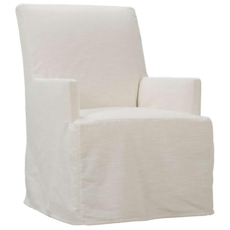 Slipcovered Arm Chair