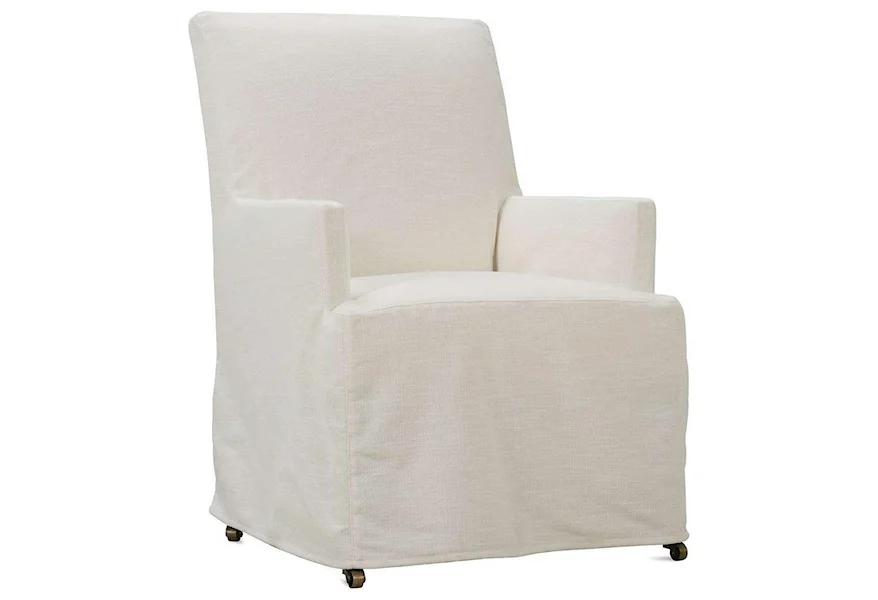 Finch Slipcovered Arm Chair by Rowe at Esprit Decor Home Furnishings