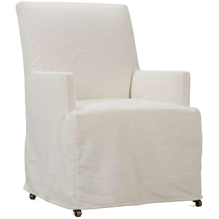 Slipcovered Arm Chair