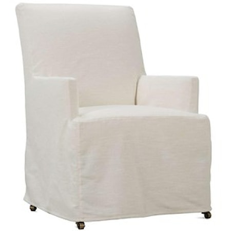 Slipcovered Arm Chair