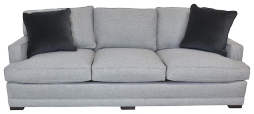 Contemporary Sofa with Track Arms