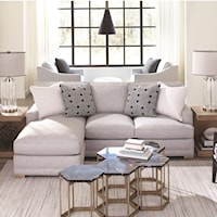 Contemporary 2-Piece Sectional with RSE Chaise