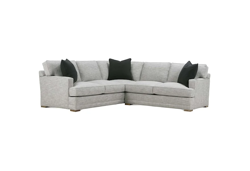 Grayson 2-Piece Sectional with LSE Corner Sofa by Rowe at Reeds Furniture
