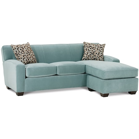 Transitional Sofa and Chaise