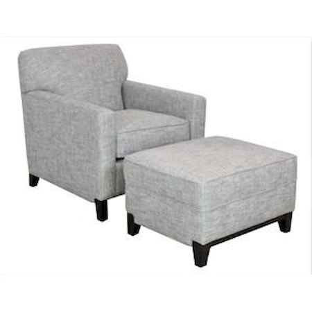 Martin Chair and Ottoman