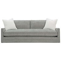 Contemporary Bench Cushion Sofa  