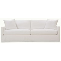 Contemporary Slip Cover Sofa 