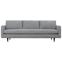 Contemporary Large Sofa with Tapered Feet