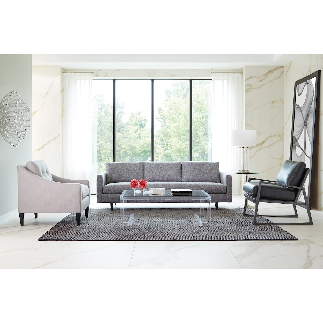 Rowe Modern Mix Large Sofa