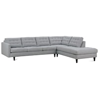 Contemporary Sectional Sofa with Chaise