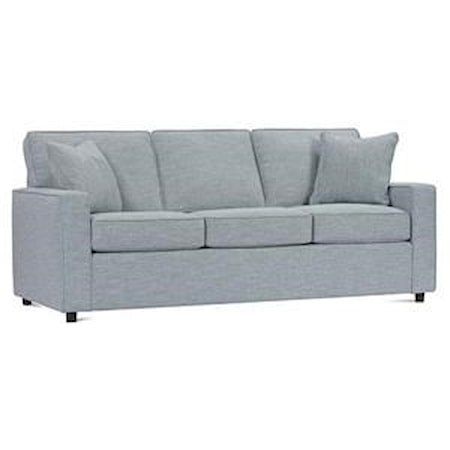 Transitional Sofa with Track Arms