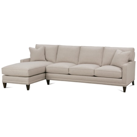 Customizable Sofa with Left Seated Chaise