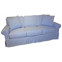Casual 3 Seat Slipcover Sofa