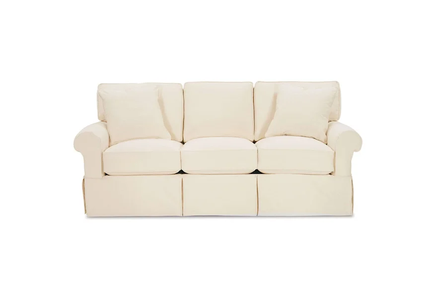 Nantucket Casual Sofa with Rolled Arms by Rowe at Belfort Furniture