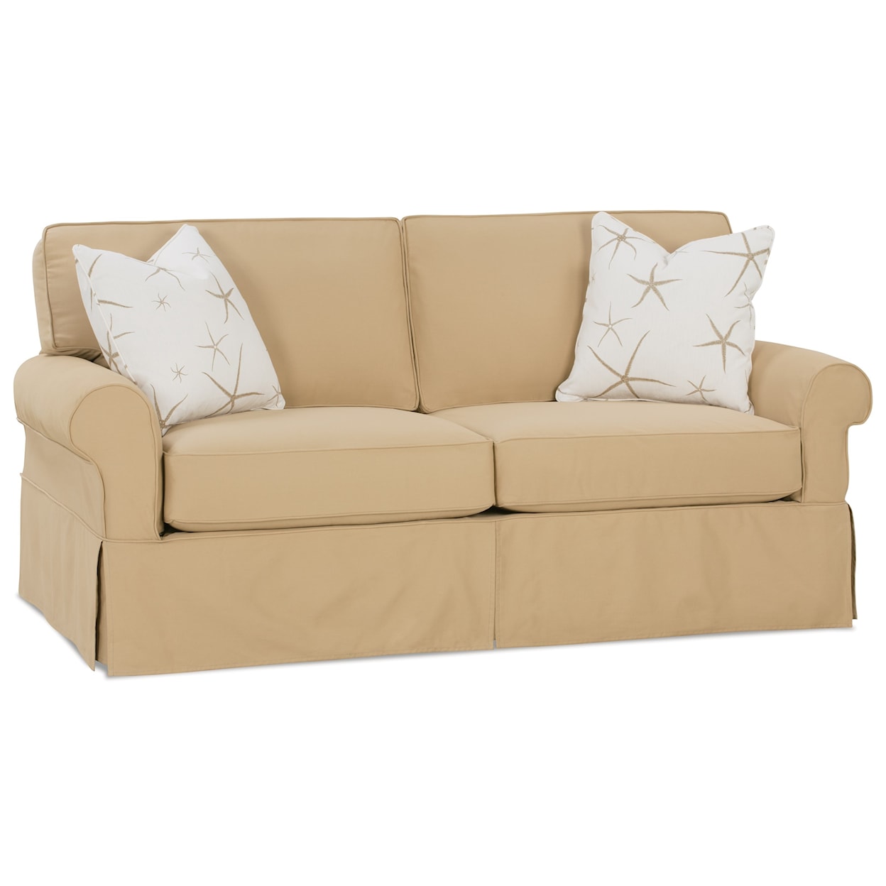 Rowe Nantucket 78" Two Cushion Slipcover Sofa