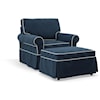 Rowe Nantucket Slipcover Chair and Ottoman