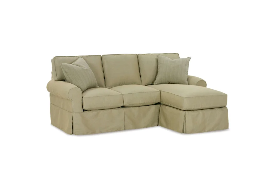 Nantucket Casual Three Cushion Sofa Chaise by Rowe at Belfort Furniture