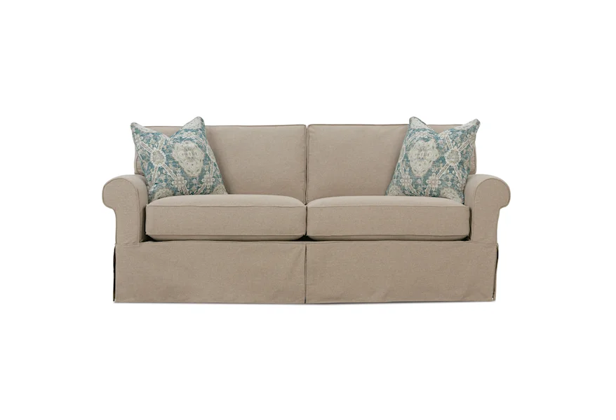 Nantucket 2-Seat Queen Sofa Sleeper by Rowe at Saugerties Furniture Mart
