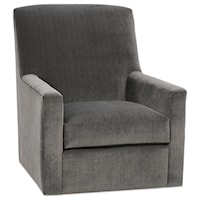 Casual Swivel Glider with Track Arms