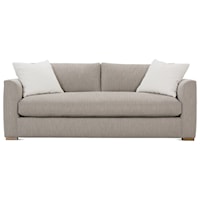Transitional Sofa with Tapered Arms