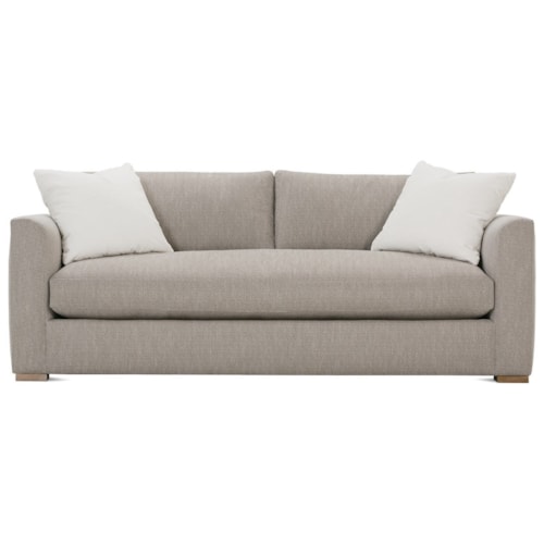 Transitional Sofa with Tapered Arms