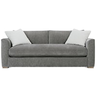 Transitional Sofa with Tapered Arms