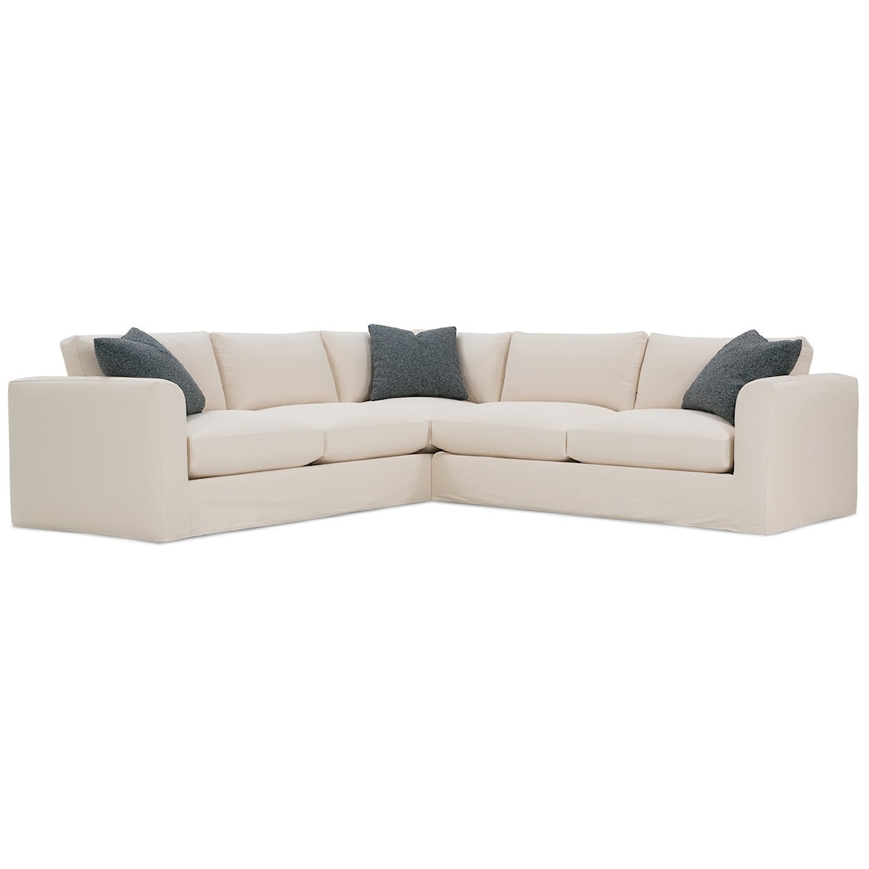 Rowe P603 Slipcovered Sectional Sofa