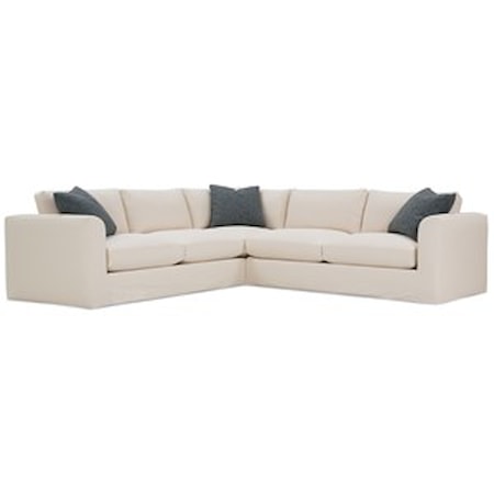 Slipcovered Sectional Sofa