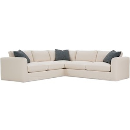 Slipcovered Sectional Sofa