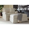 Rowe Aberdeen Slipcovered Chair and Ottoman