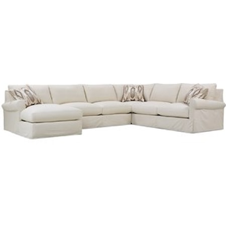 Slipcovered Sectional Sofa