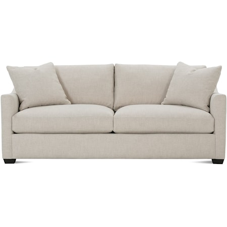 Transitional Sofa with Loose Pillow Back