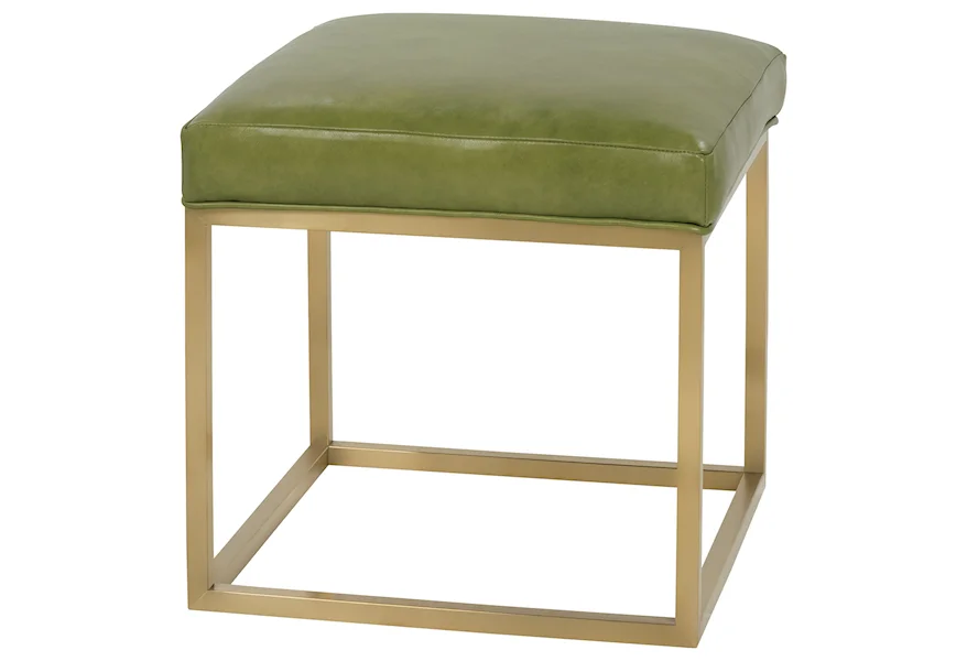 Percy Contemporary Accent Cube Ottoman by Rowe at Esprit Decor Home Furnishings