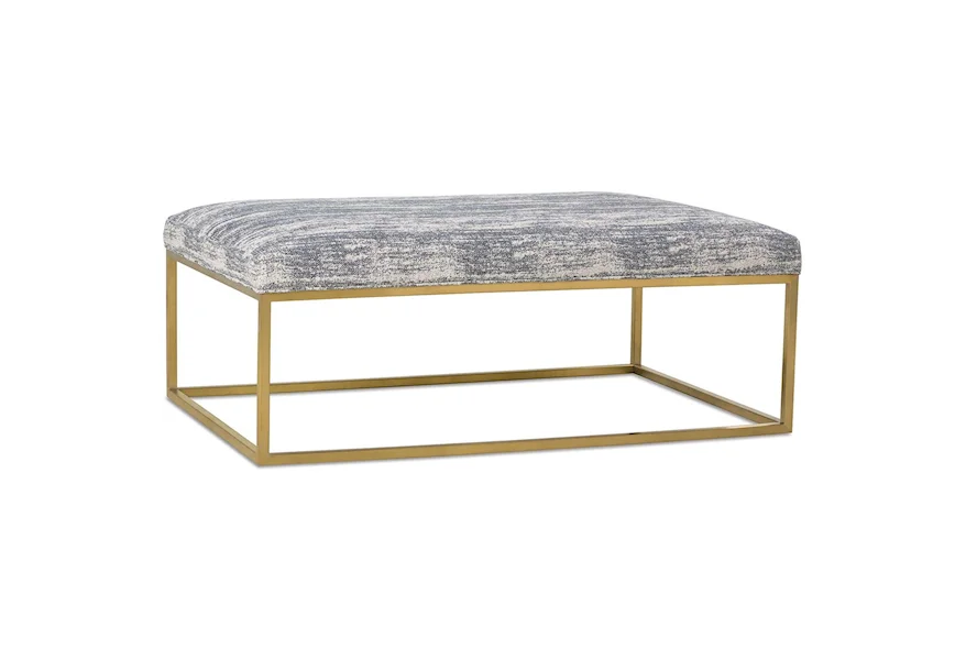 Percy Cocktail Table Ottoman by Rowe at Esprit Decor Home Furnishings