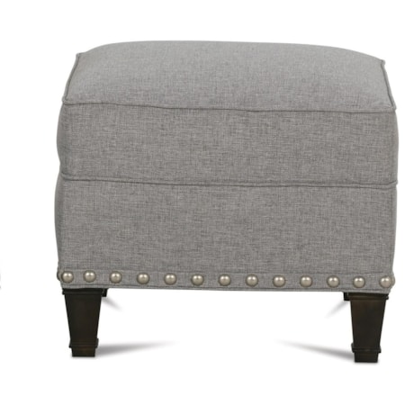 Traditional Upholstered Ottoman