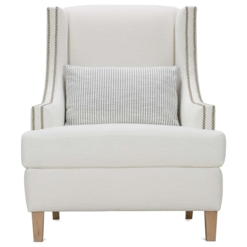Accent Chair with Nailhead Trim 