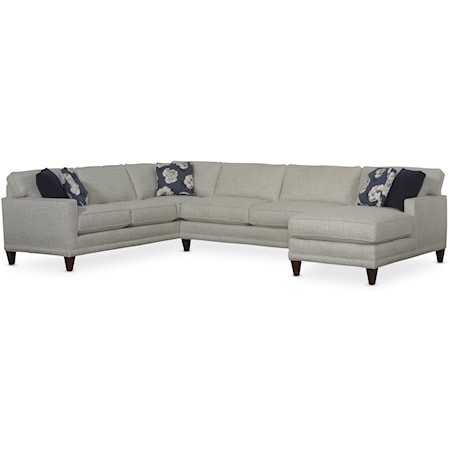 Casual Sectional Sofa Group