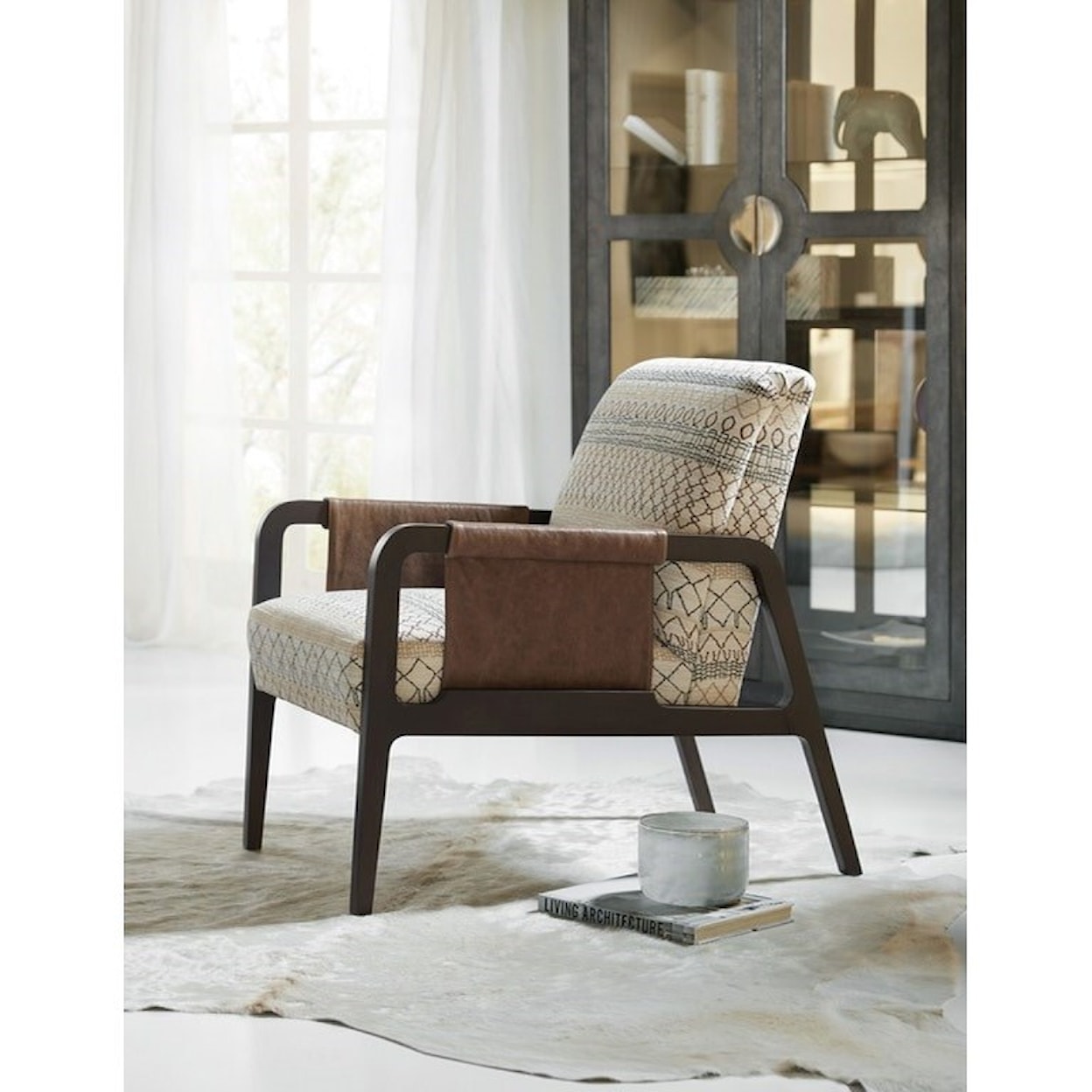 HF Custom Arrow Exposed Wood Chair