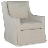 Hand Over Heart Swivel Chair