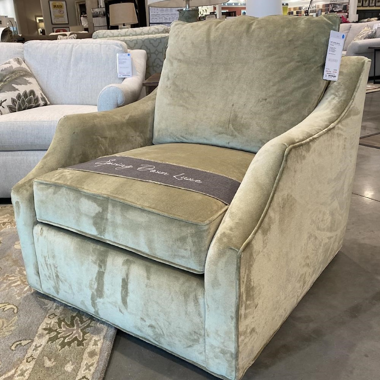 HF Custom Loft Living Swivel Chair