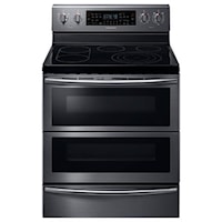 5.9 cu. ft. Electric Flex Duo® Range with Soft Close and Dual Door™